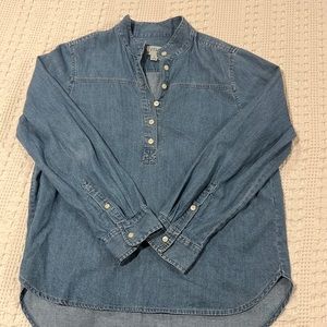 J.Crew Chambray Cotton Long Sleeve